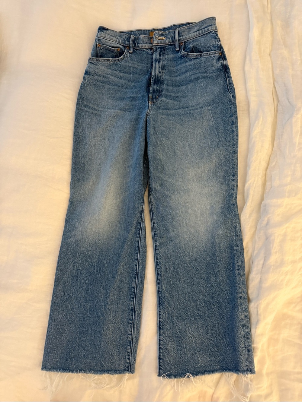 MOTHER Maven Ankle Fray Jeans